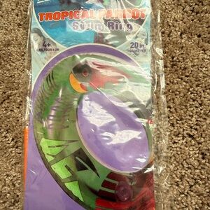 Tropical Parrot Swim Ring - Multicolor